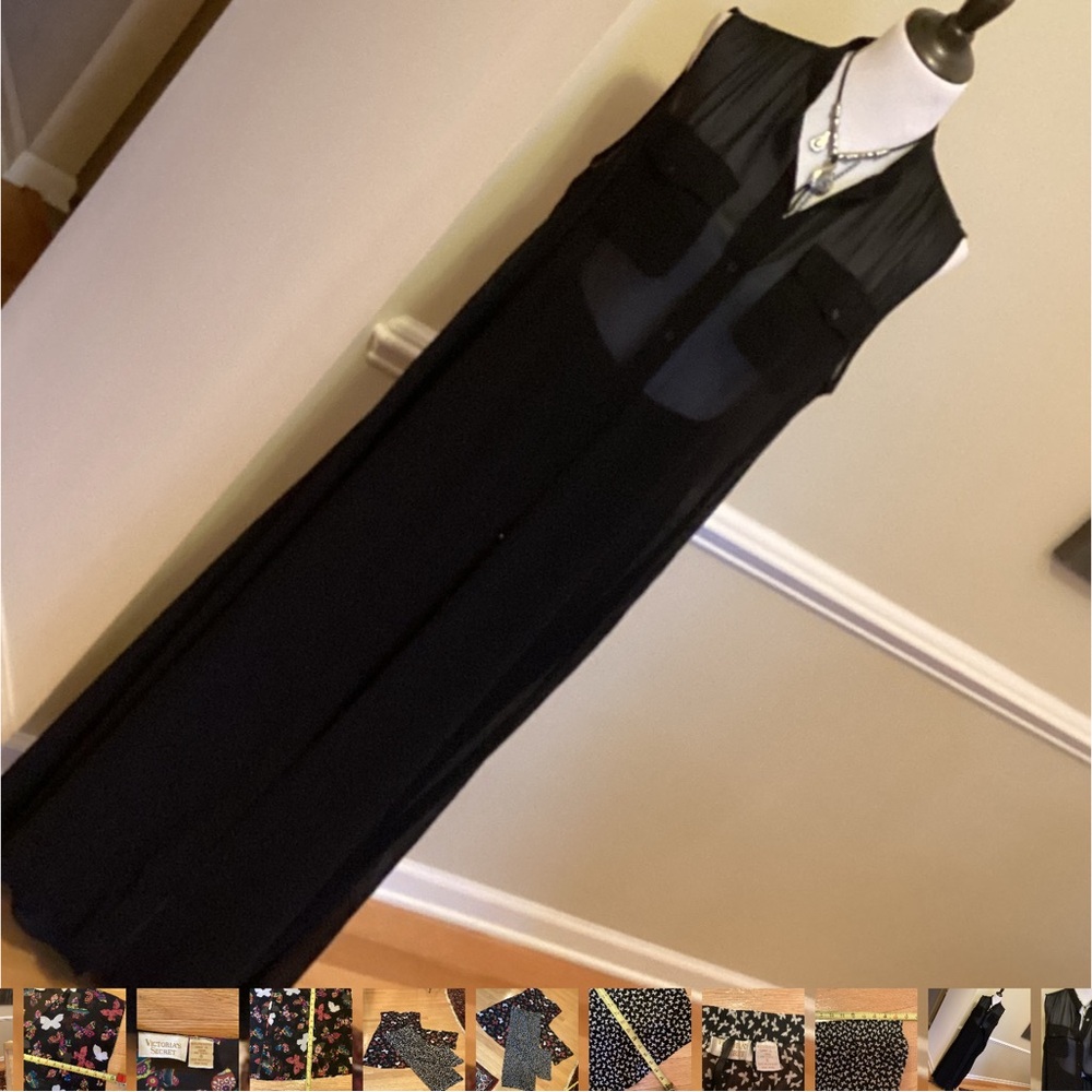 DKNYC Black Maxi Dress
